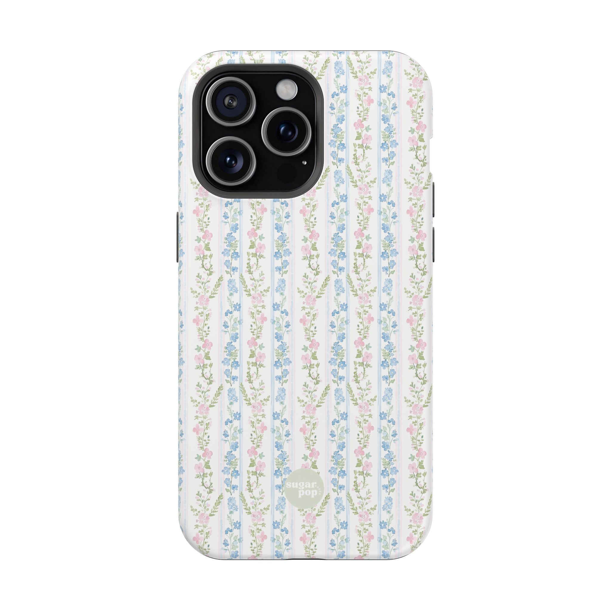 Pastel Floral Pattern Magnetic Tough Case