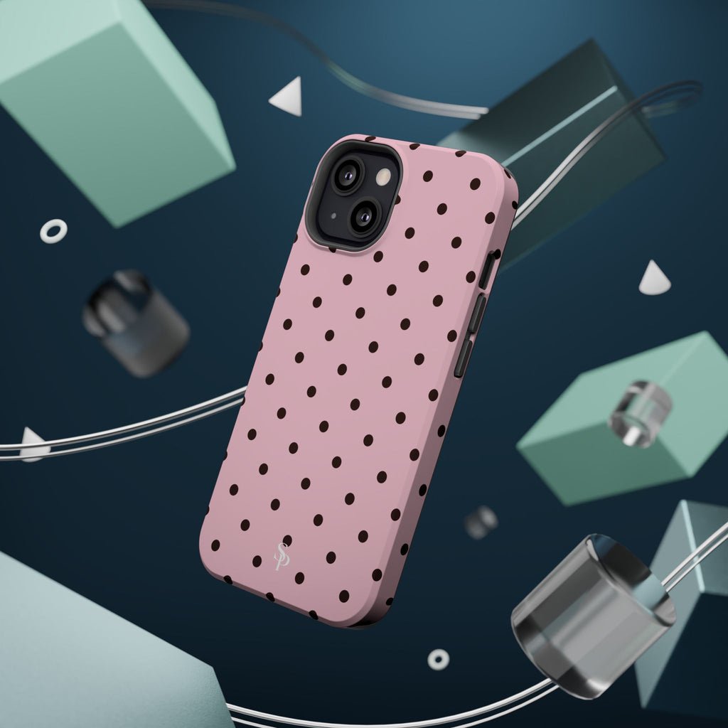 Pink Polka Dot Magnetic Case