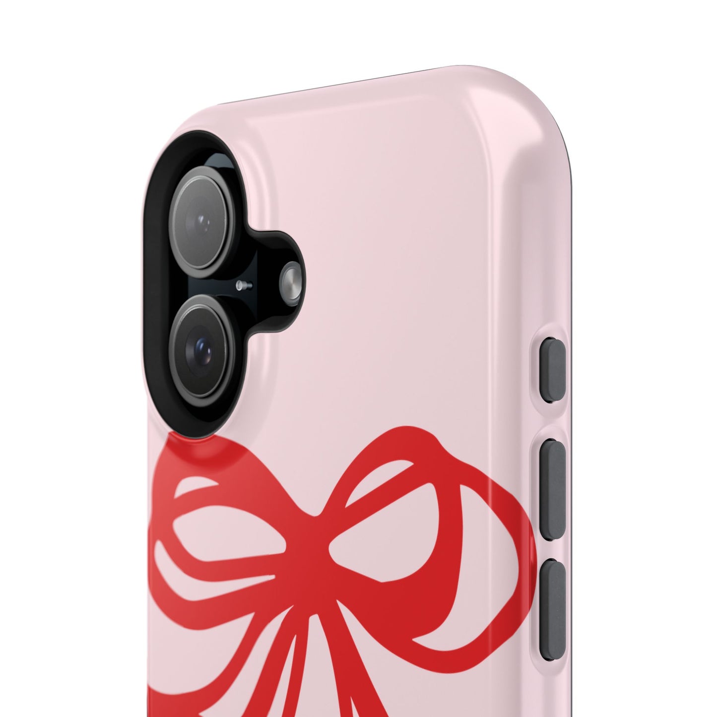 Cherry Bow Impact-Resistant Phone Case