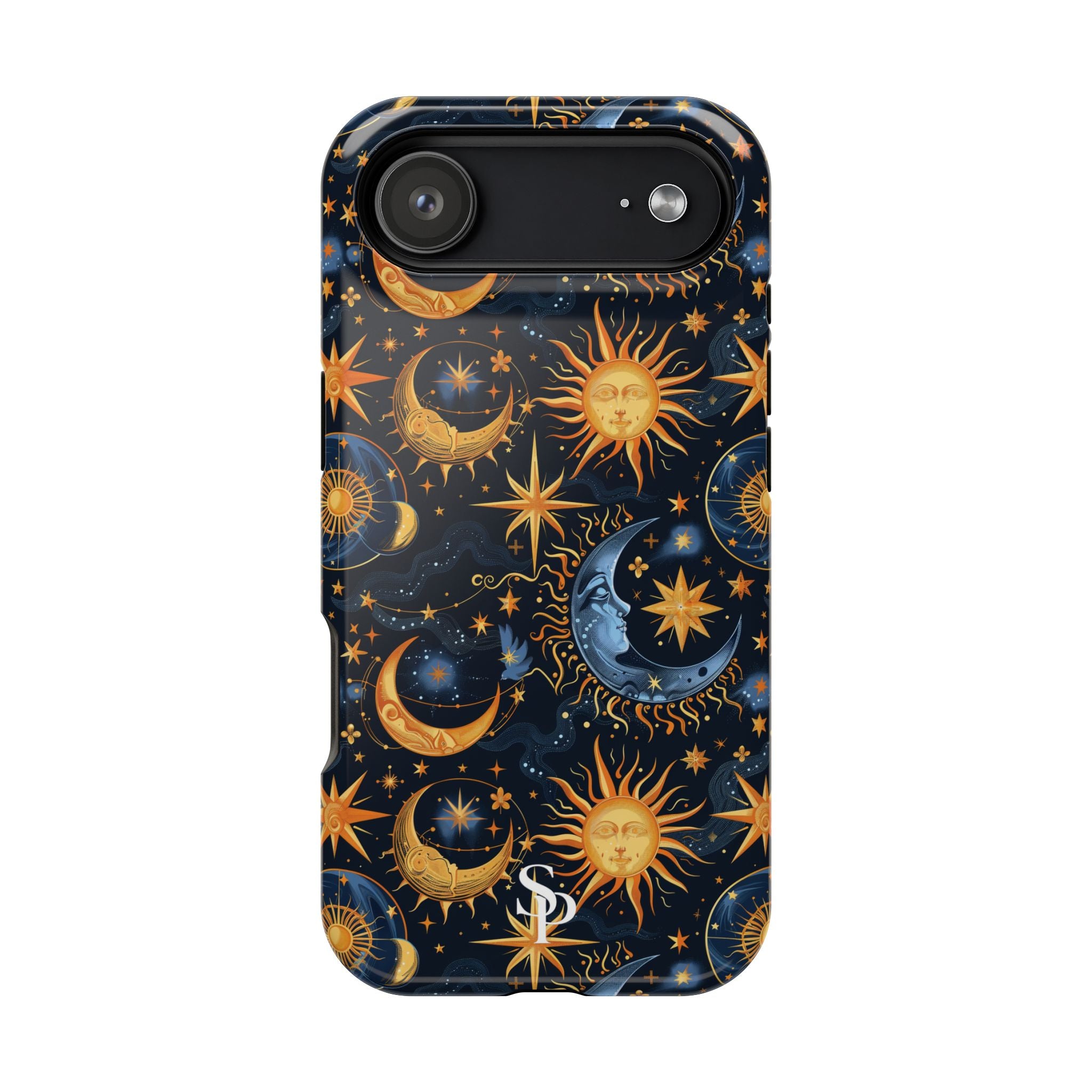 Celestial Sun and Moon Impact-Resistant Phone Case
