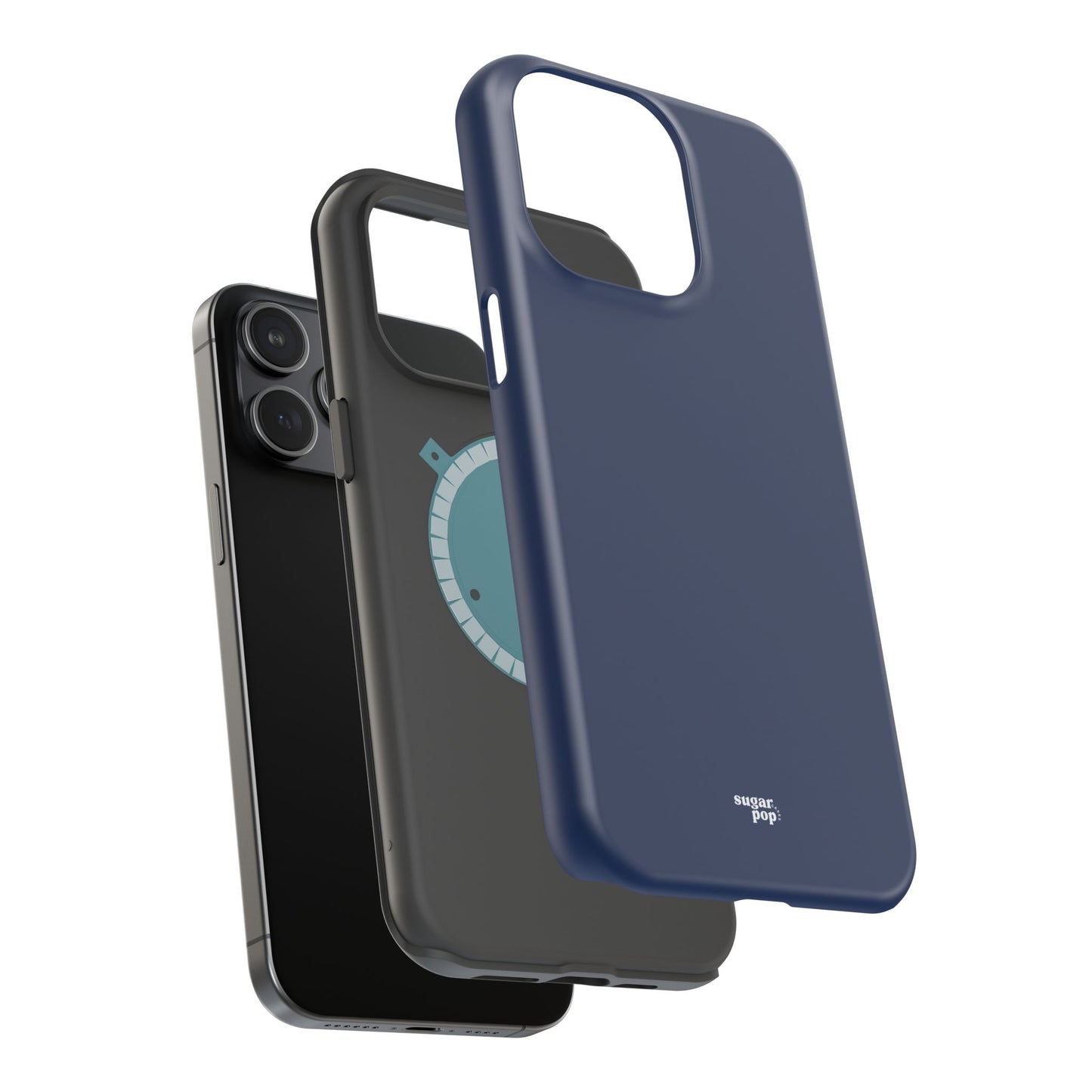 Navy Magnetic Tough Cases for Phones - Secure & Sleek Design