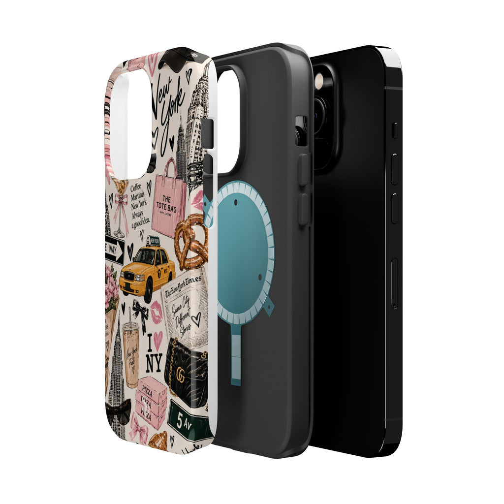 Pink New York Magnetic Phone Case