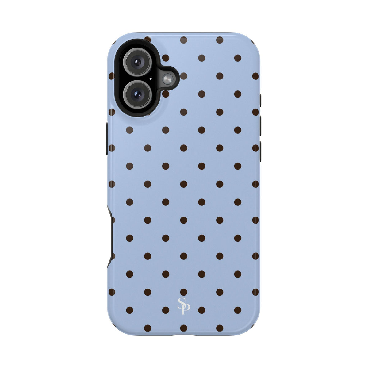 Blue Polka Dot Magnetic Impact Phone Case