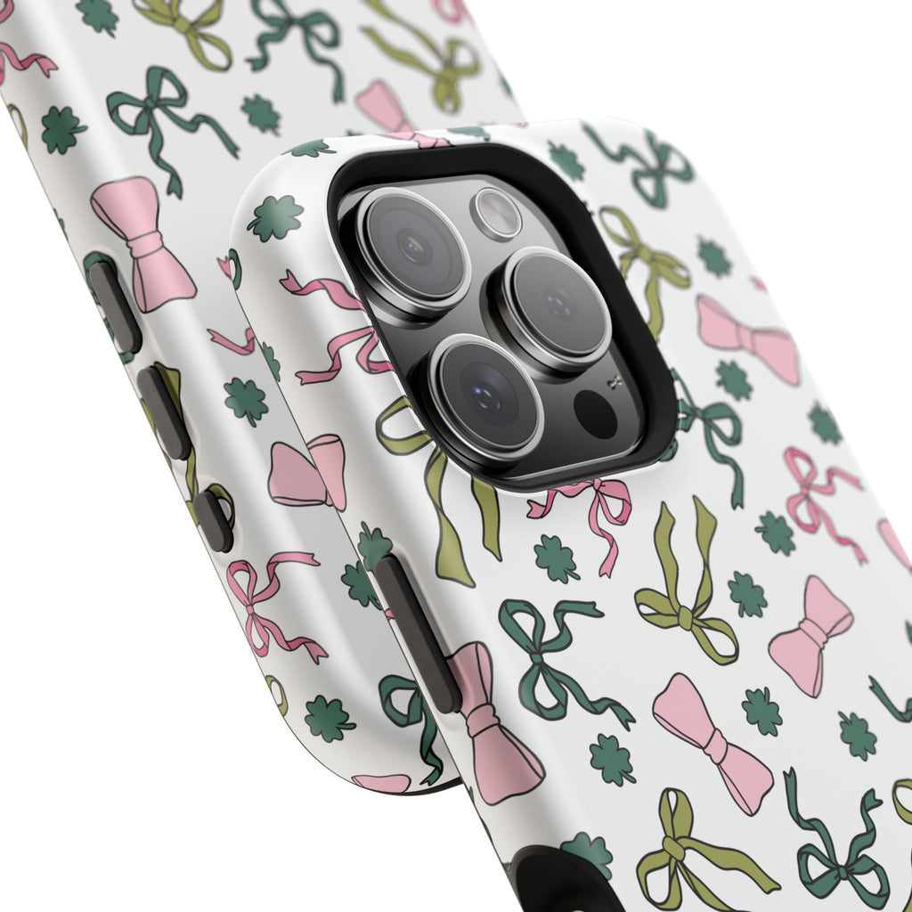 Bows and Shamrocks Magnetic Phone Case