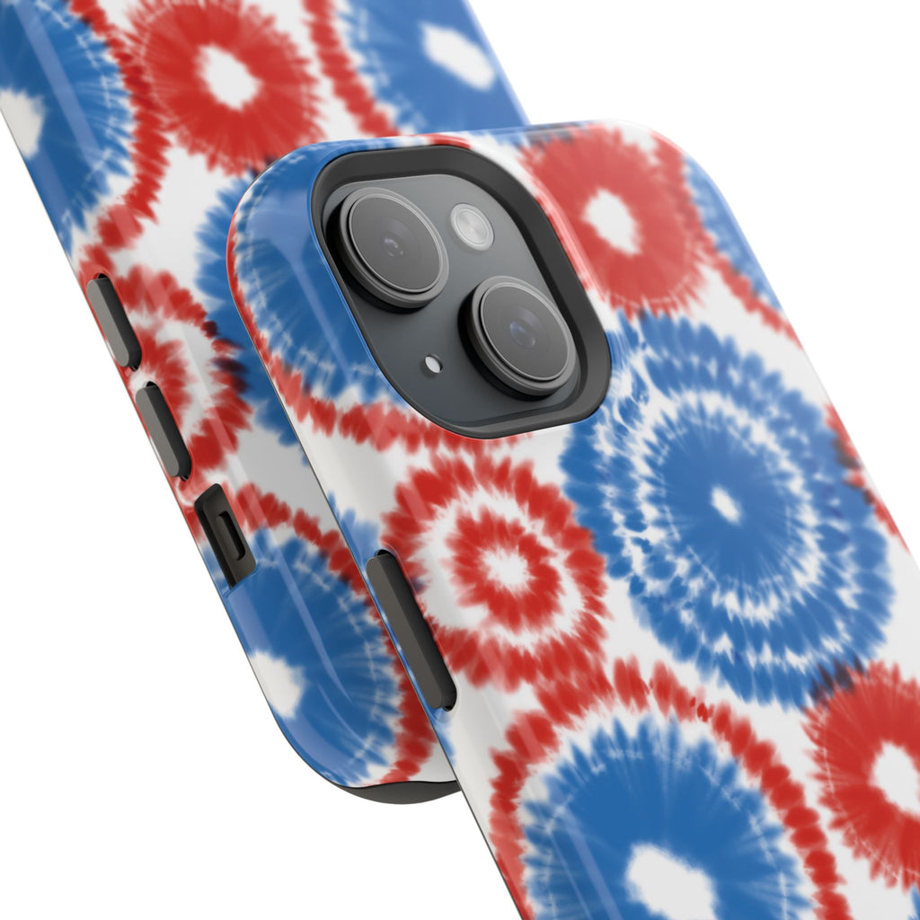 Patriotic Tie Dye Impact Resistant Phone Case