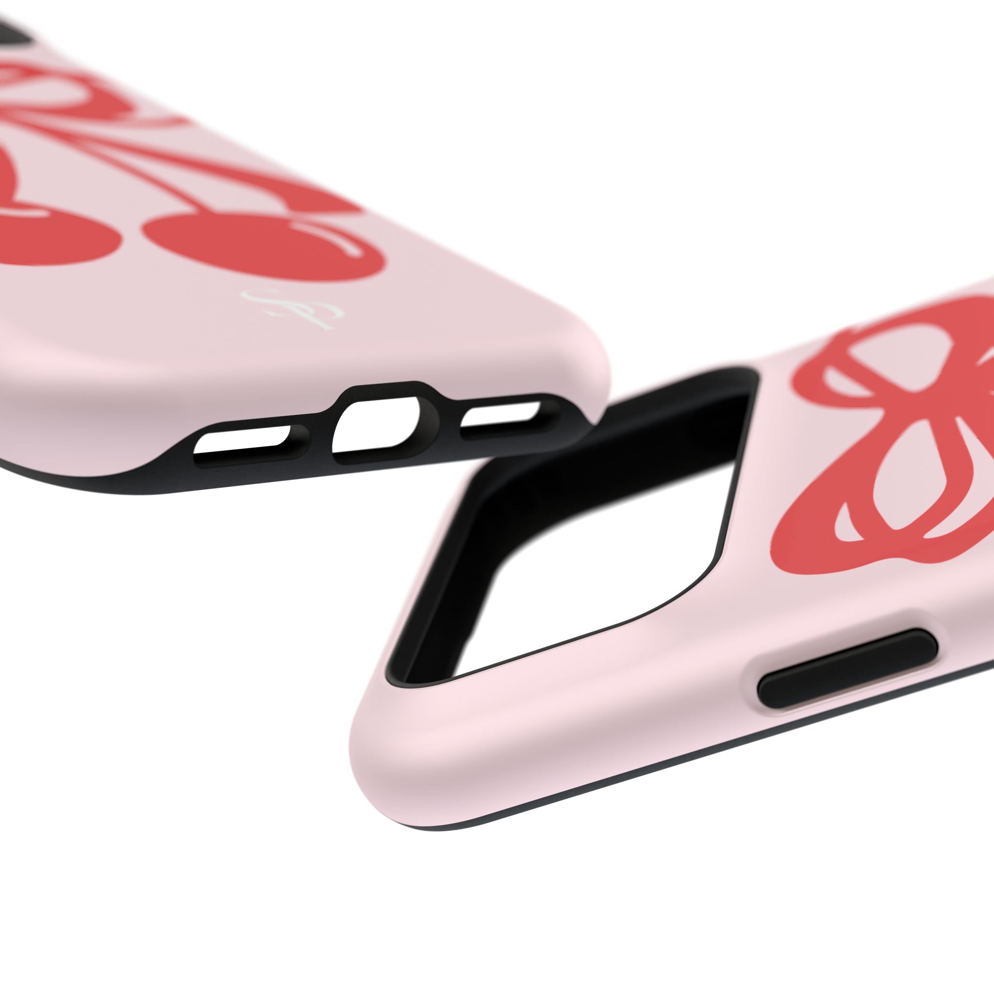 Cherry Bow Impact-Resistant Phone Case