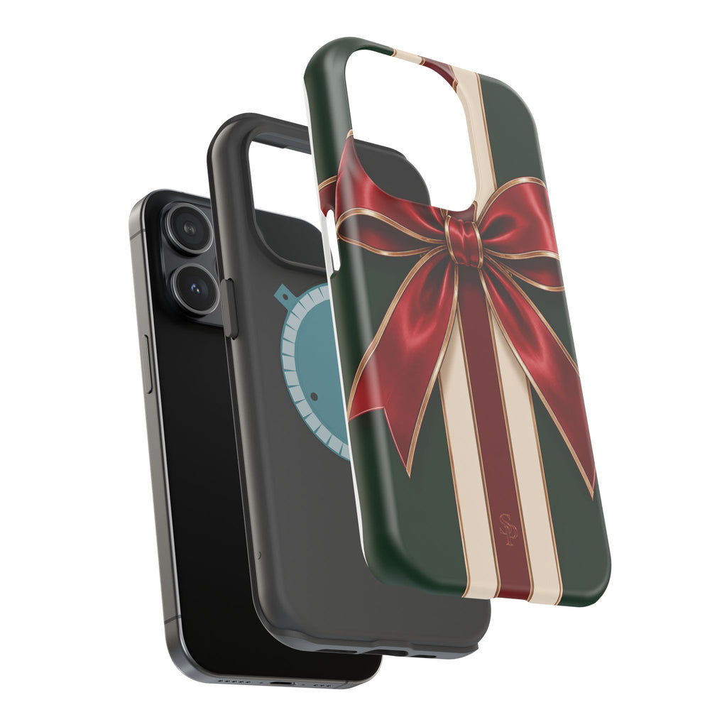 Christmas Gift Bow Magnetic Phone Case