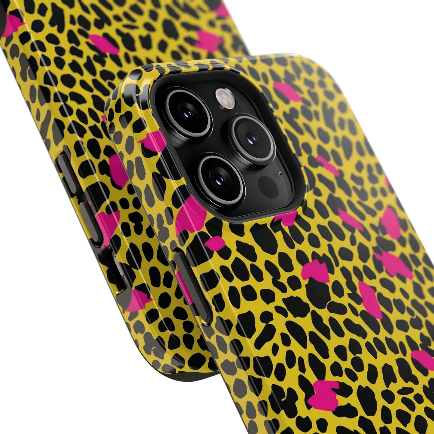 Leopard Print Impact-Resistant Phone Case