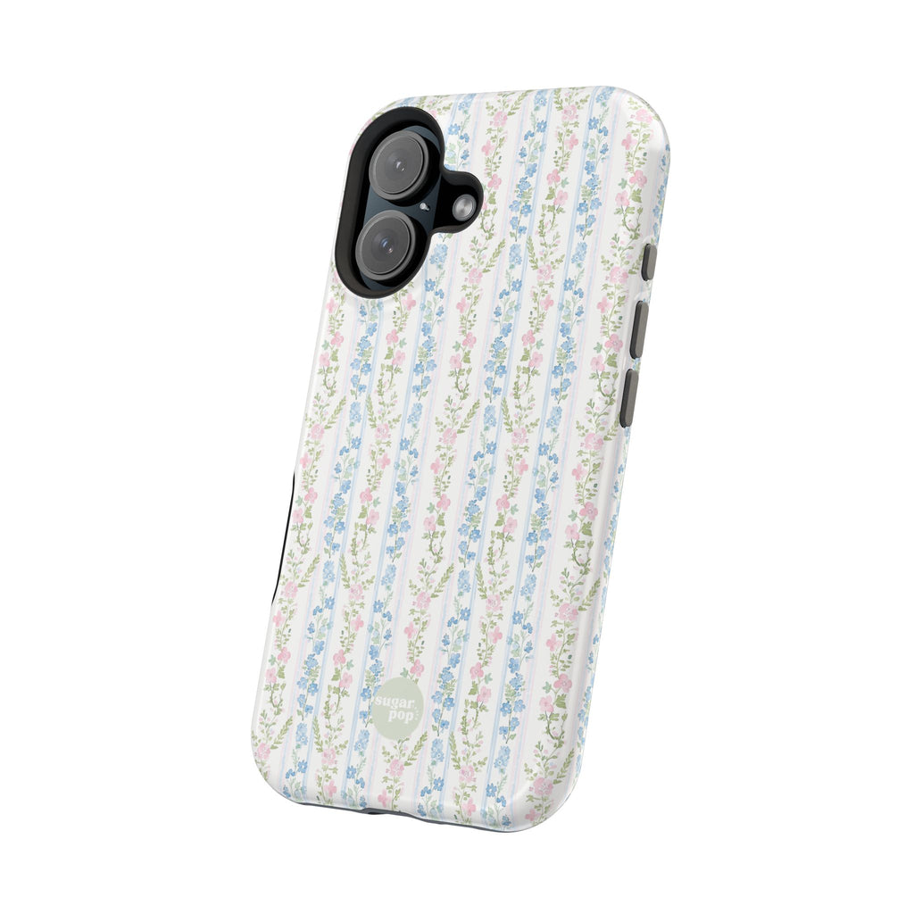 Pastel Floral Pattern Magnetic Tough Case