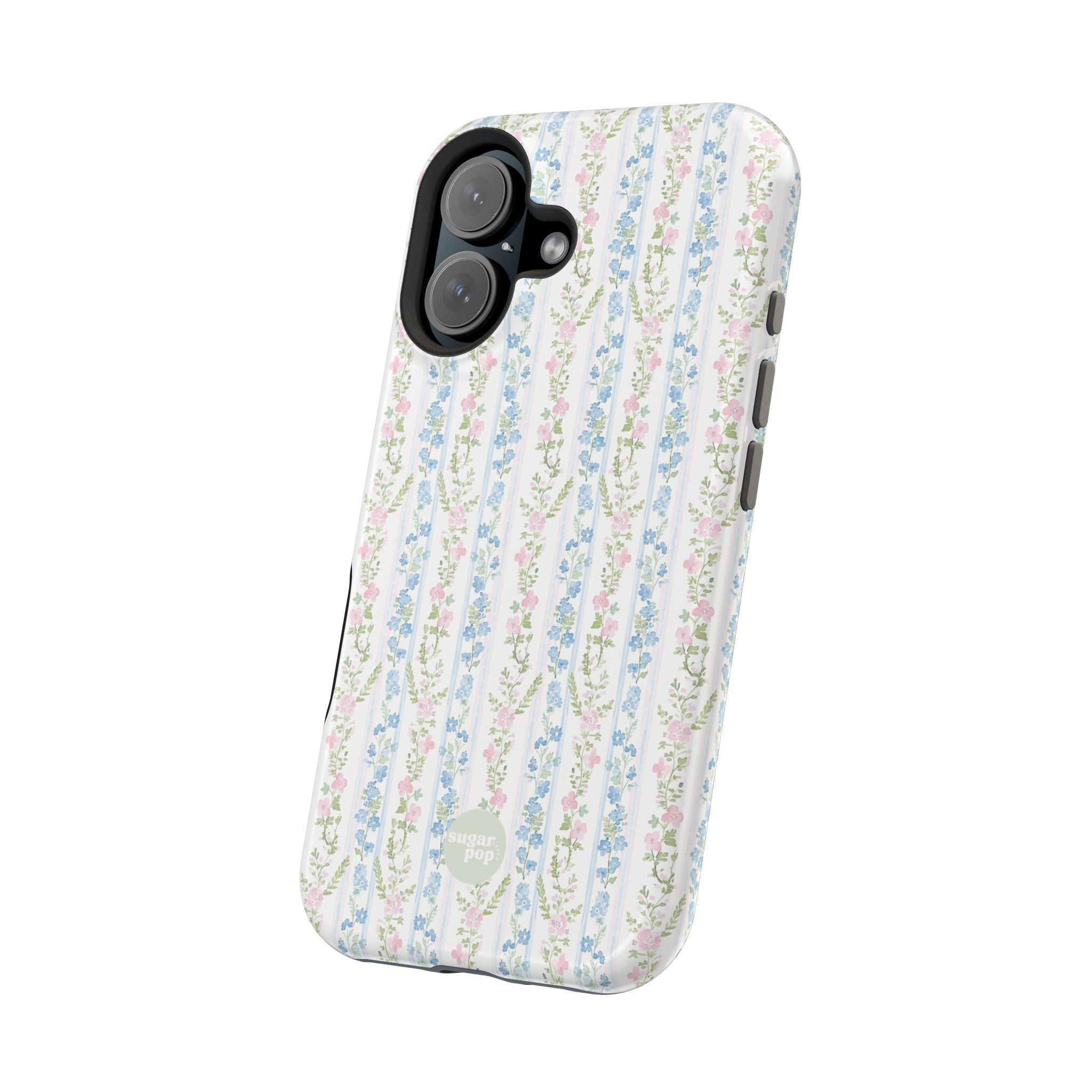 Pastel Floral Pattern Magnetic Tough Case