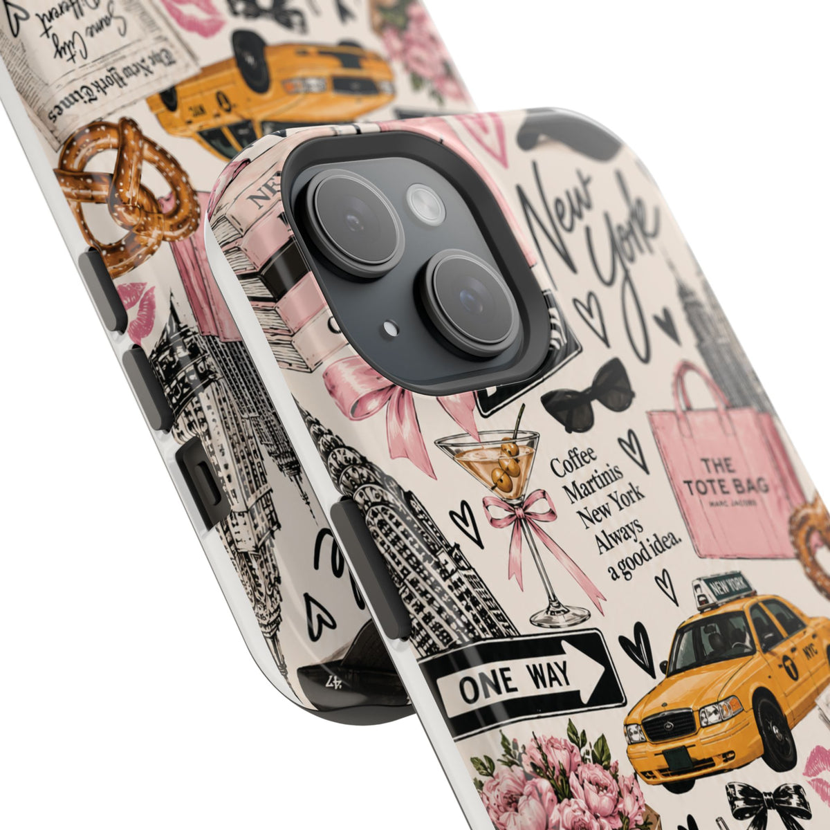 Pink New York Magnetic Phone Case